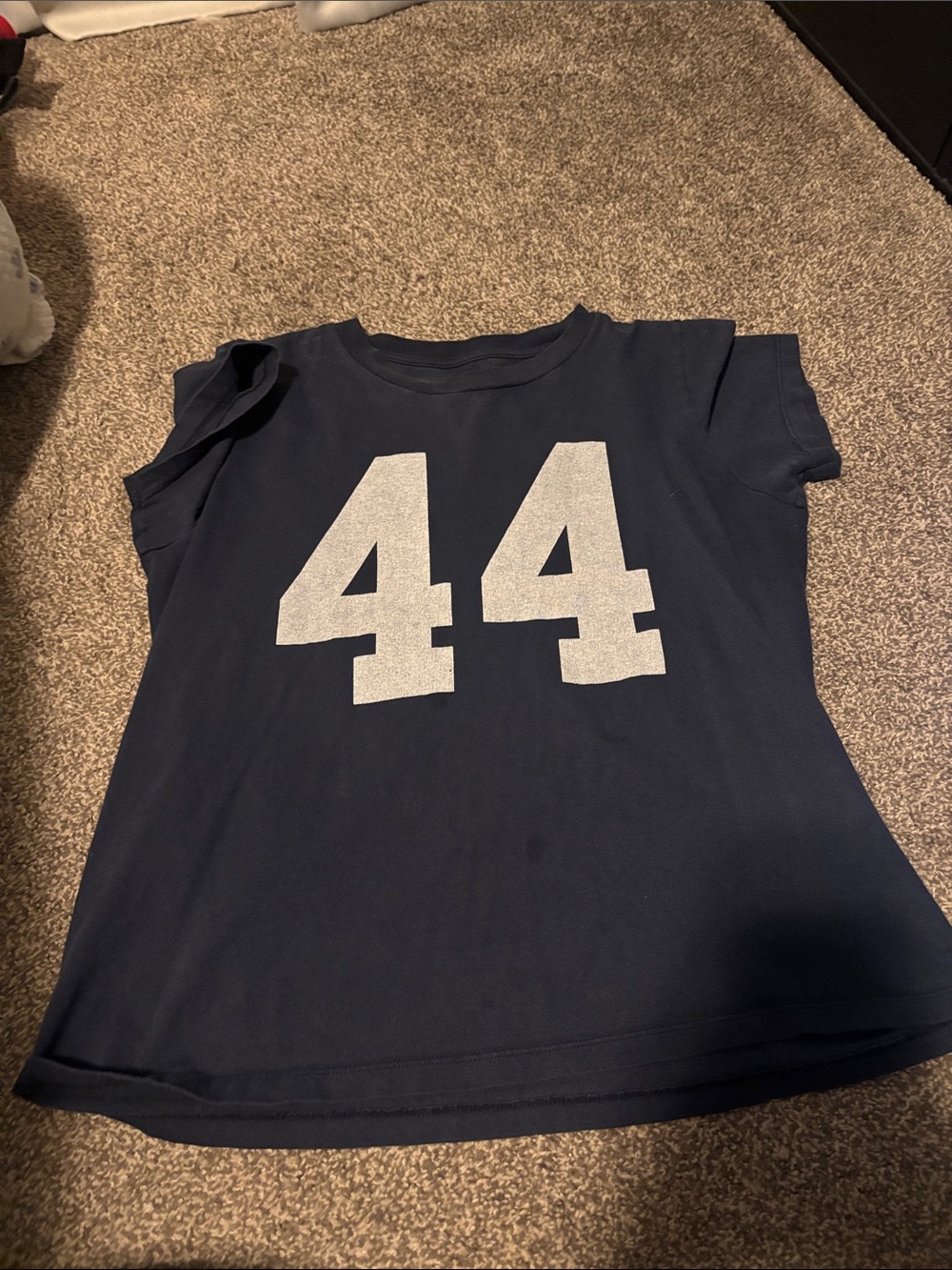 John Galt Navy Number 44 Short Sleeve Tee
